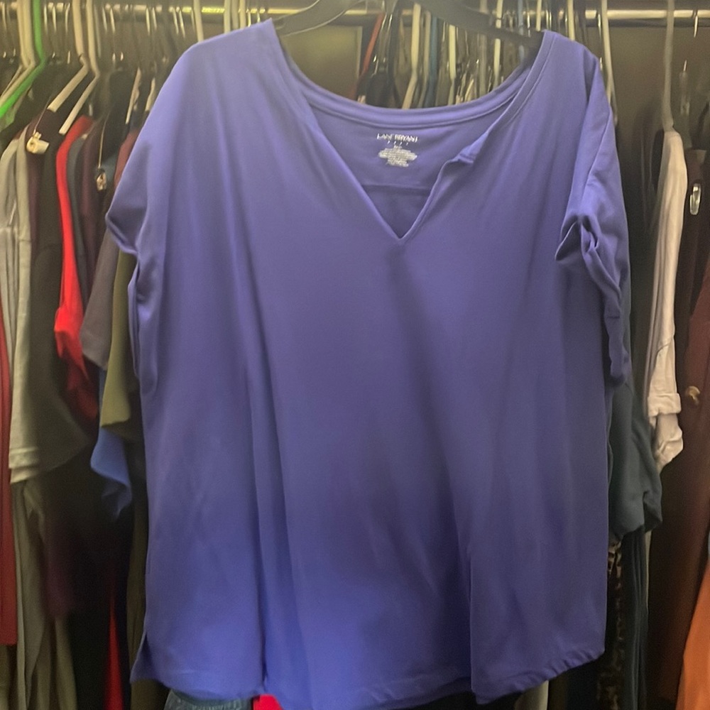 Blue short sleeved shirt